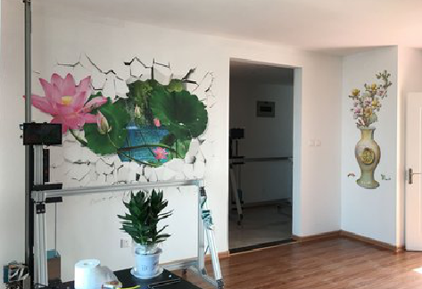 元谋墙体彩绘相比墙纸的优势。