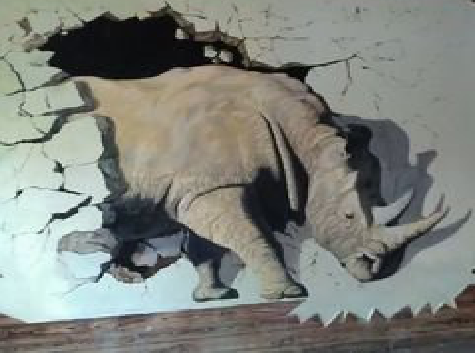 元谋在墙绘中,如何绘制3D效果?