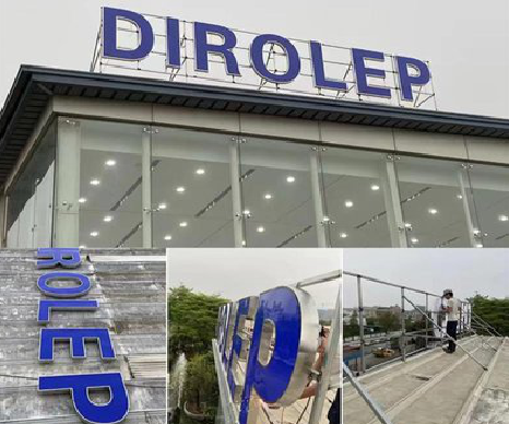 元谋楼顶发光字安装的注意事项。